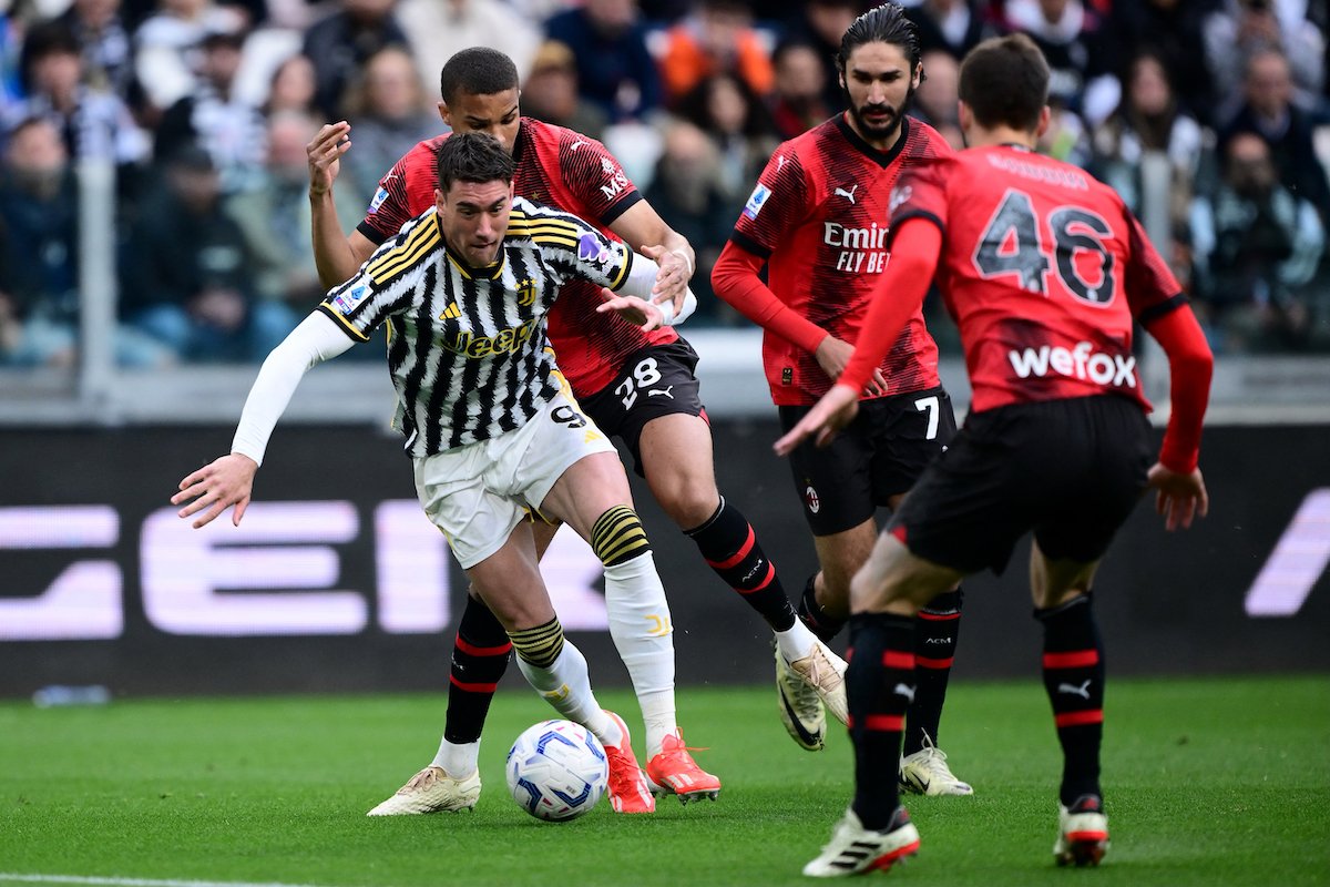 Vlahovic, Milan-Juventus