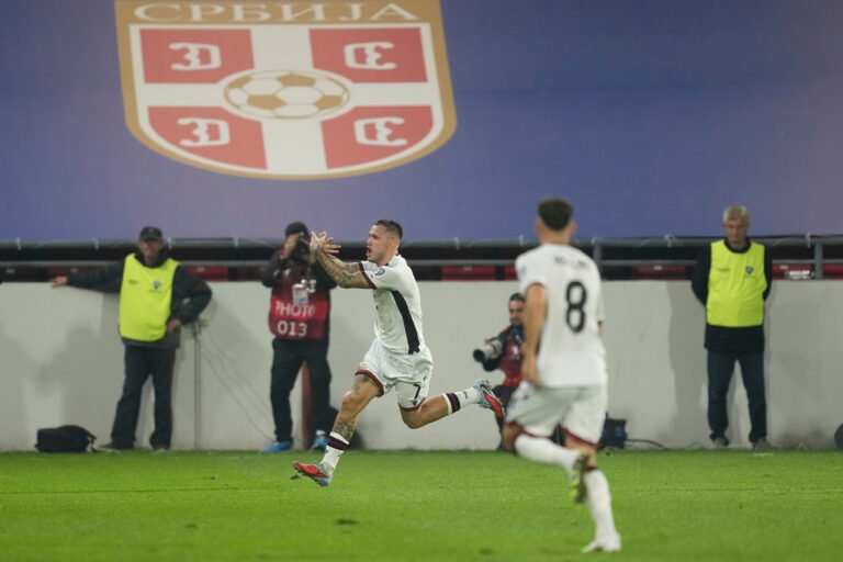 Serbia Albania WCup Soccer