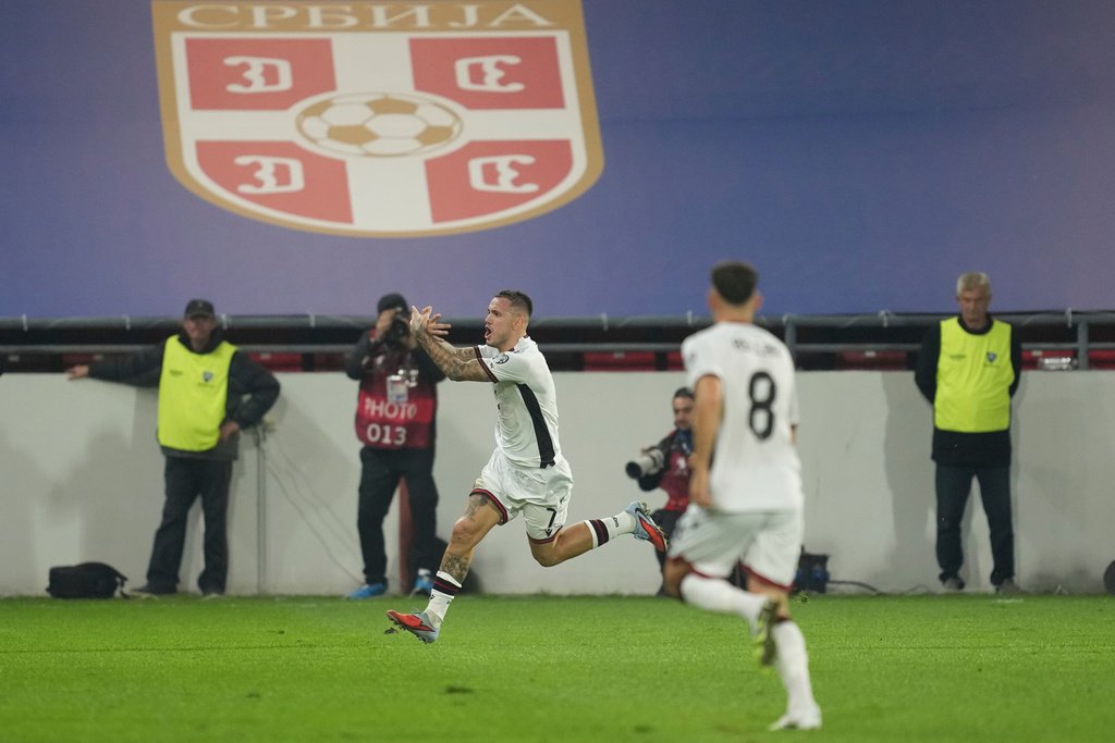 Serbia Albania WCup Soccer